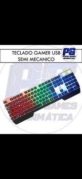 Teclado gamer mecanico