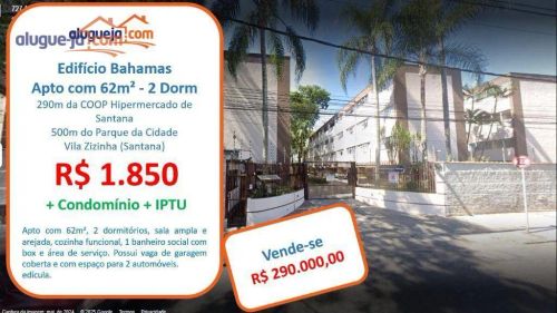 Apartamento com 2 dormitórios, 62 m² - venda por R$ 290.000 ou aluguel por R$ 2.285/mês - 