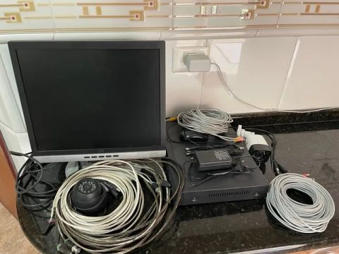 Kit DVR monitoramento câmera 