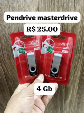 Pen Drive Masterdrive 4GB - Novo