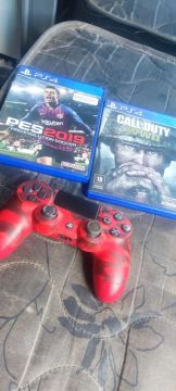 Controle PS4 + 2 jogos