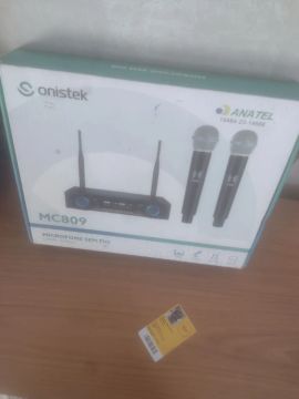 Microfone Sem Fio Sonistek MC809 - Canal Duplo