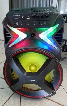 Caixa de Som amplificada Mondial 400W RMS