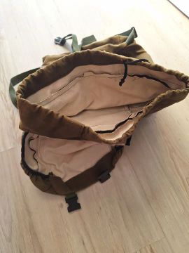 Mochila militar de lona