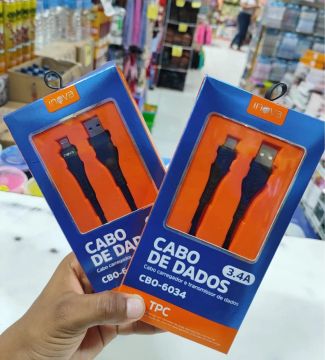 Cabo de dados 3.4A Inova CBO-6034 - Novo
