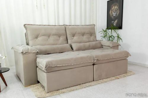 sala sofa retratil e reclinavel de 250 cm 