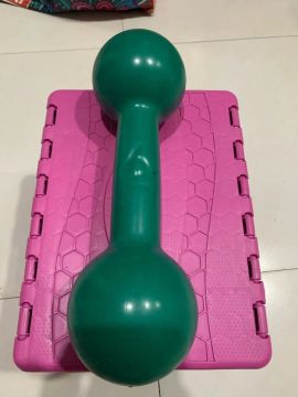 Halter de 6kg emborrachado 