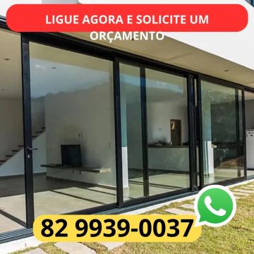vidraçaria e Esquadrias de Alumínio
