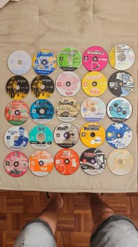 20 cada cd ps1 ps2 Saturn pc