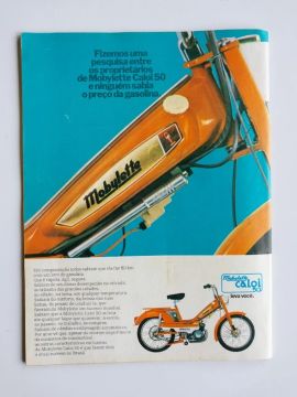 Revista Duas Rodas - Suzuki GT 100, Caloi Mobylette 1976
