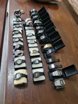 Relógios casio antigos usados 
