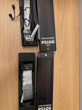 Cabo Extensor PCIe PS100 e cabo 24 pinos