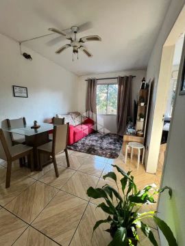 Apartamento de 01 dormitório com vaga coberta e escriturada, no Bairro Jardim Carvalho, em