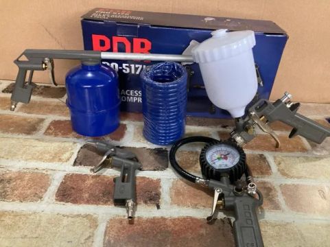 KIT ACESSÓRIOS PARA COMPRESSOR 5 PEÇAS - PDR