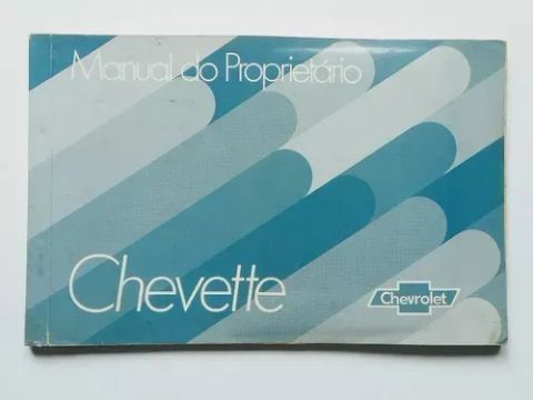 Manual do Proprietário Chevette 1981, Original, Ótimo Estado