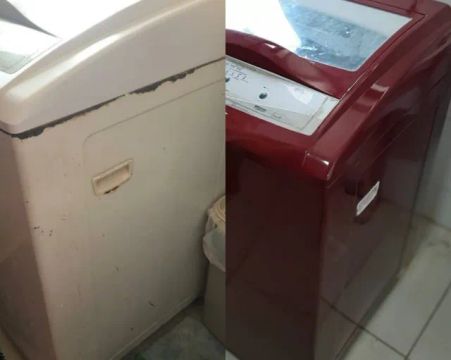 maquina de lavar envelopamento  
