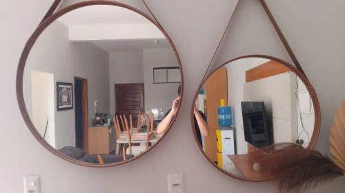 Conjunto de móvel + 2 espelho um de 60 e outro 80 cm