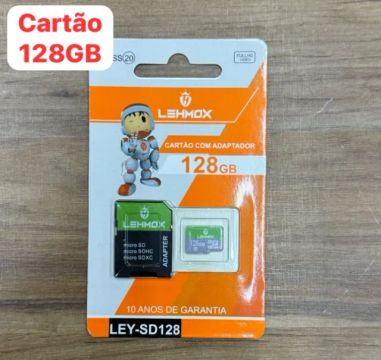 Cartão de memória de 128 GB 