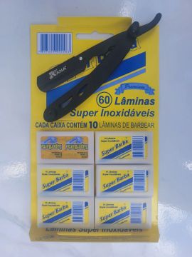 Navalha Profissional + 60 Lâminas