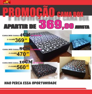 Cama Box Casal - Promoção Imperdível!