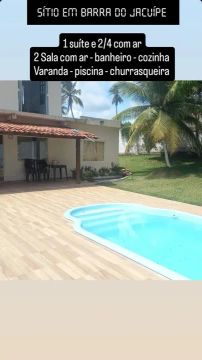 Aluguel - Sítio - Barra de Jacuípe