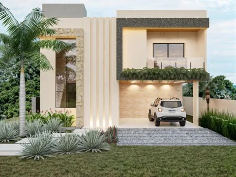 Casa magnifica com piscina e energia solar na Cidade Alpha 