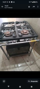 Fogão a Gás 4 Bocas - Usado menos de 1 mes