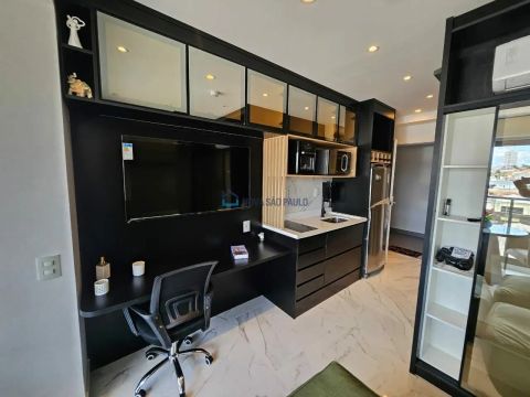 Studio Mobiliado Perto do Metrô 1 Dormitório à Venda no Ipiranga