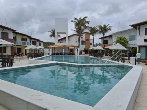 Casa 3/4, condomínio Mediterranean Sea, beira mar em Tabatinga
