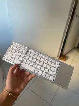 Teclado Bluetooth Portátil dobrável