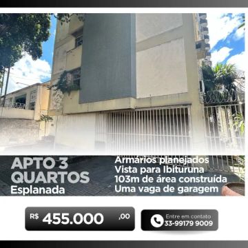 Apartamento 3 quartos no Esplanada