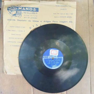 Disco de 78 RPM - Anton Karas músicas O terceiro Homem
