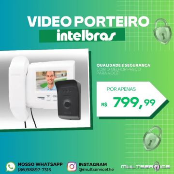 Interfone e Vídeo Porteiro Intelbras - Segurança e Qualidade