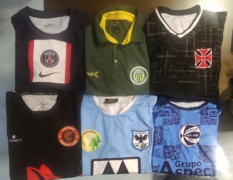 Camisas de Futebol - 6 peças