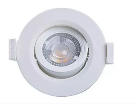 Spot LED Redondo De Embutir 3W 3000K