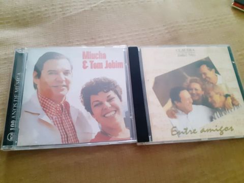LOTE 2 CDS CLAUDYA ZIMBO TRIO // MIUCHA & TOM JOBIM CD