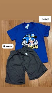 Conjunto- Camiseta e Shorts 