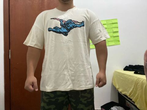 Camiseta Branca com Estampa