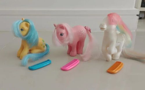 Kit com 3 pôneis Meu Querido Pônei anos 80