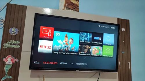 TV TCL 43 Smart - Passo cartão 