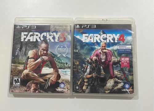 Far Cry 3 e Far Cry 4 - jogos PS3