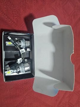 Lâmpadas LED H7 para Farol de Carro - 2 Peças