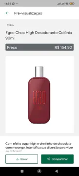 Egeo Choc High Desodorante Colônia 90ml