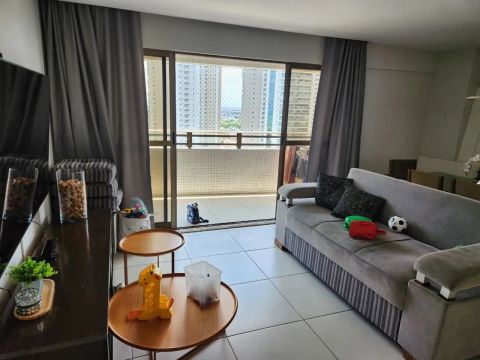 Aquamare - Altiplano - Andar alto - Sul - 90m² - 03 quartos s/ 01 suíte - 02 vagas - WC de