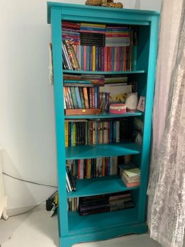 Armário de Livros Vintage Azul R$100