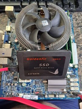 KIT PLACA MÃE H61 LGA 1155