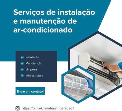 Instalação, manutenção e higienização de ar-condicionado 