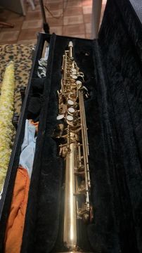 Saxofone Soprano Selmer SS600 - Dourado - Ótimo estado!