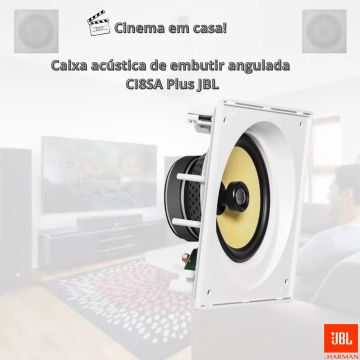 Caixa de teto angulada de embutir CI8SA plus JBL