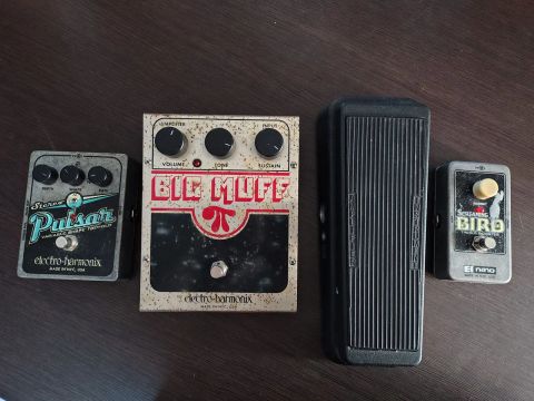 Set de Pedais Electro Harmonix Dunlop + Fonte
